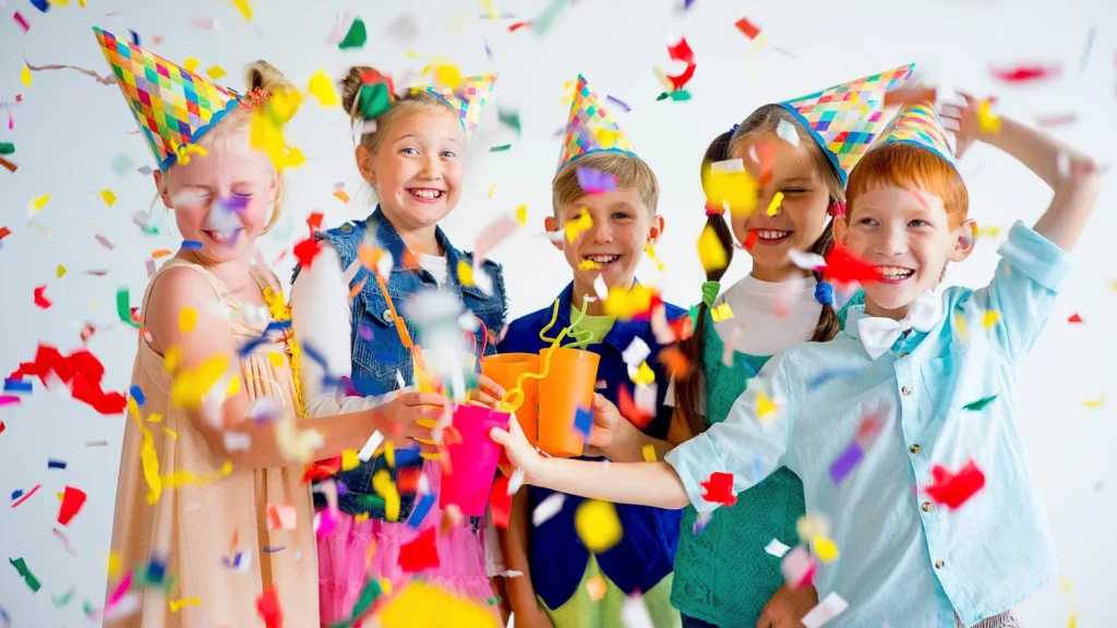 Home party kids bg