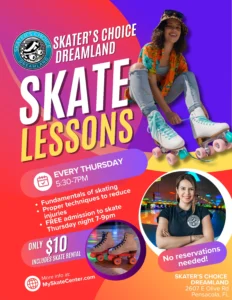 Pens skate lessons